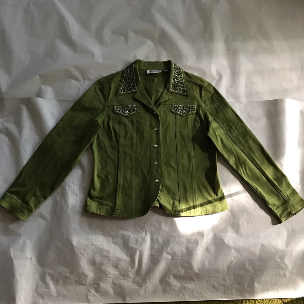 Christine Alexander Designer Jacket with Real Swarovski Crystals.